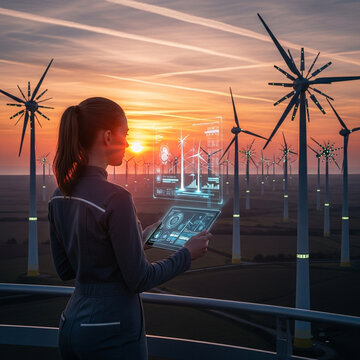 Engineer with Wind Farm