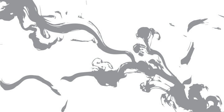 Vector illustration of an abstract background featuring black silhouettes of a man and horse running alongside a wild panther and a cute pet dog in a nature design