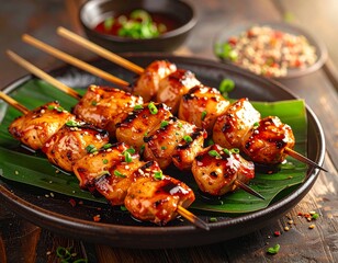 Fototapeta premium Yakitori Spieße vom Grill