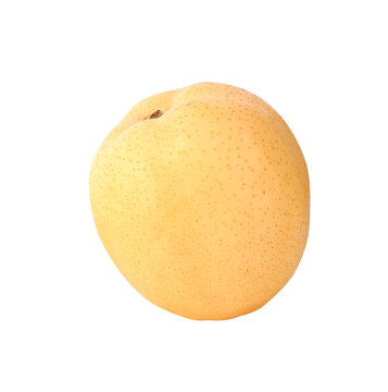 Chinese pear nashi pyrus pyrifolia on transparent png