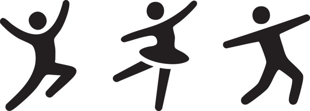 Artistic Dance Performance Movement Graphic Design