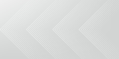 Abstract white and grey arrows futuristic technology background concept high-speed movement. Dynamic motion hi tech digital arrows and stripes. © erika