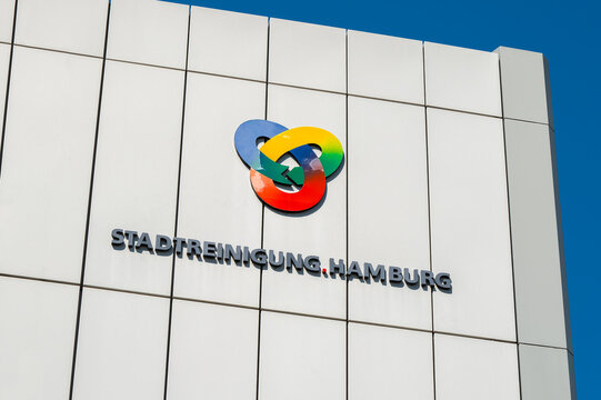 Hamburg, Germany - April 29, 2026: The  Hamburg Sanitation Department logo (German: Stadtreinigung Hamburg).