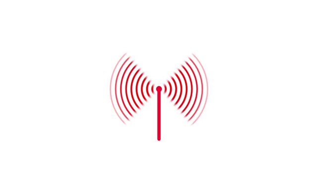 Wi-fi wireless internet network net connection icon logo wi-fi . technology wireless signal icon .
