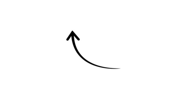 Growing business arrow on black. Profit arrow .Business concept, growing chart. Concept of sales symbol icon with arrow moving up. Economic Arrow