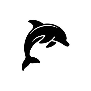 beautiful a minimalist vector icon of a dolphin in bPaDjSAT epyVDfxENPA R Slpkhu