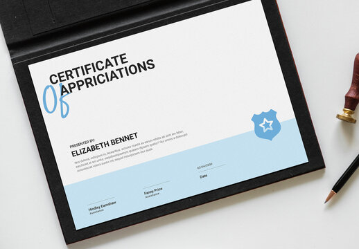 Modern Certificate of Achievement Template