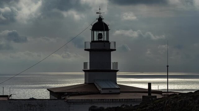 light house in cap de creus in spain 