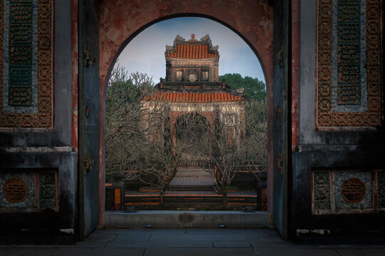 Tu Duc emperor tomb in Hue, Vietnam