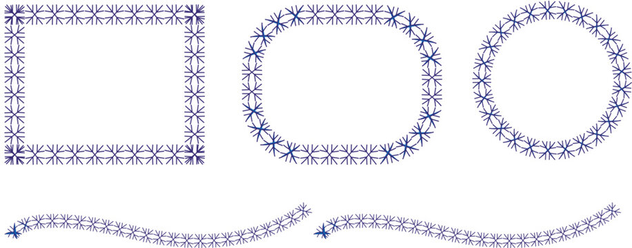 star design , shape, round, squire , on white background 