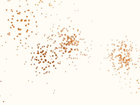 Pointillist Dot Clusters Modern Abstract Background Art