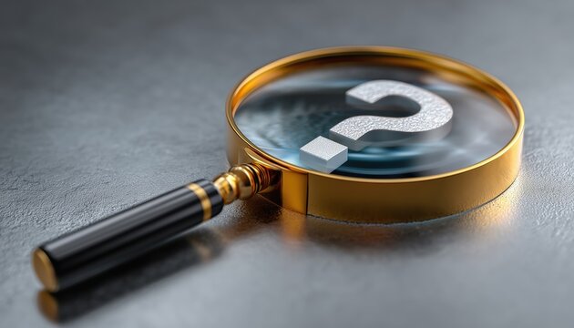 Exploring With A Magnifying Glass: A Closer Look At Questions. A Detailed Examination Through The Lens Of Curiosity And Investigation.