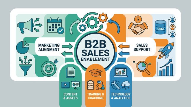 B2B Sales Enablement Marketing Strategy.