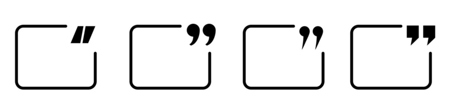 Quote box frame.
