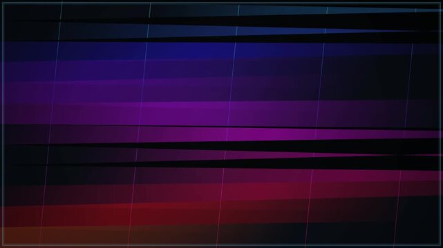 Abstract Purple and Blue Motion Background with Dynamic Horizontal Lines