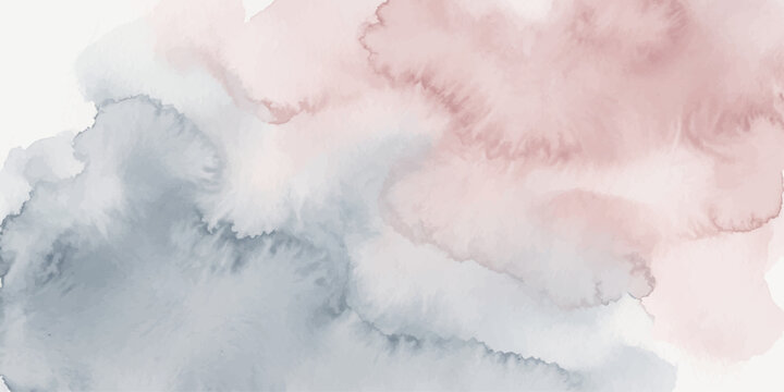 Soft watercolor texture in delicate blush pink and muted grey hues, creating an abstract, ethereal wash perfect for sophisticated backgrounds.