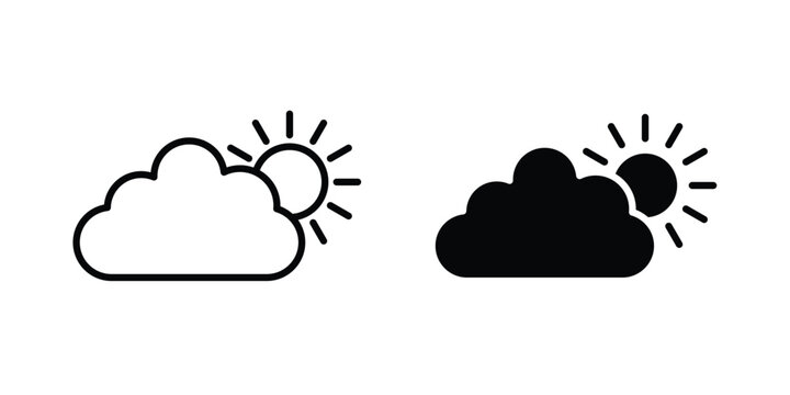 Cloudy Day icon pack for web and apps design projects