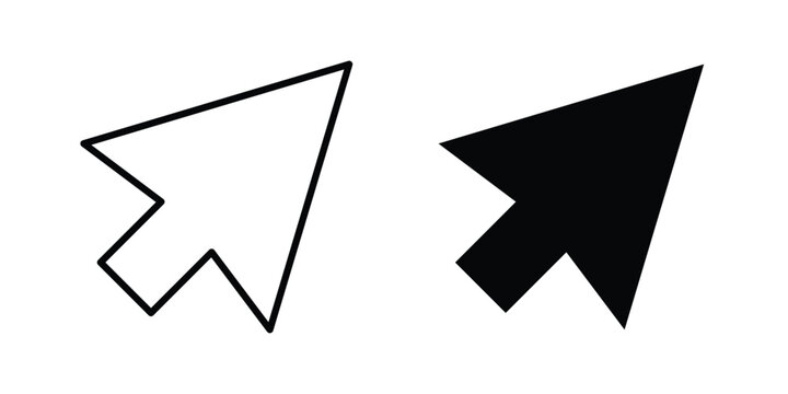 Mouse icon pack for web and apps design projects