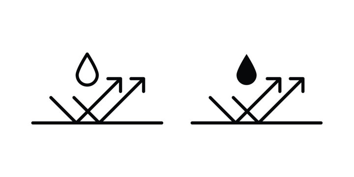 Waterproof icon pack for web and apps design projects
