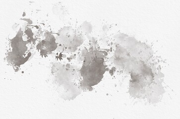 Obraz premium Brown Watercolor Splatter on Textured Paper
