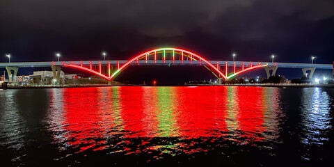 Obraz premium The Hoan Bridge at Night