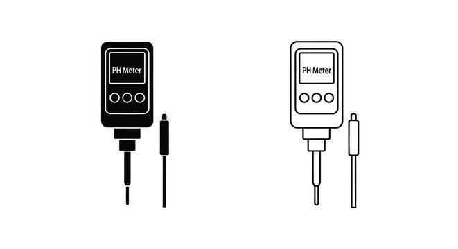 Two digital conductivity meters with probes for water quality testing