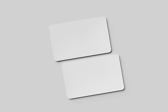 Realistic Business Card Mockups blank