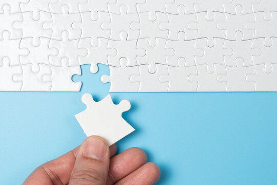 Conceptual Image of a Mismatched Puzzle Piece and Incompatibility