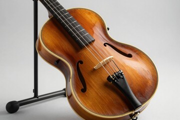 Naklejka premium Vintage Fiddle Isolated on White Background