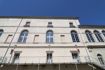 Obraz premium Théâtre, vue de l'extérieur, ville de Dole, département du Jura, France