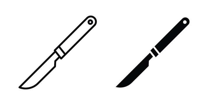 Scalpel icon set. Vector eps10
