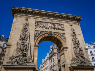 Obraz premium Porte Saint-Denis à Paris