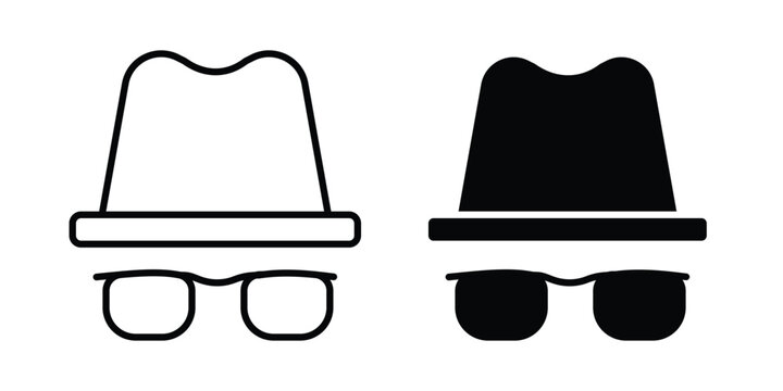 Spy icon set. Vector eps10