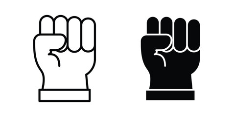 Fototapeta premium Will power icon set. Vector eps10