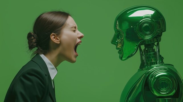Human Frustration with AI: Emotional Conflict in a Futuristic Setting