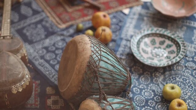 A colorful table filled with diverse food options, ideal for parties or events