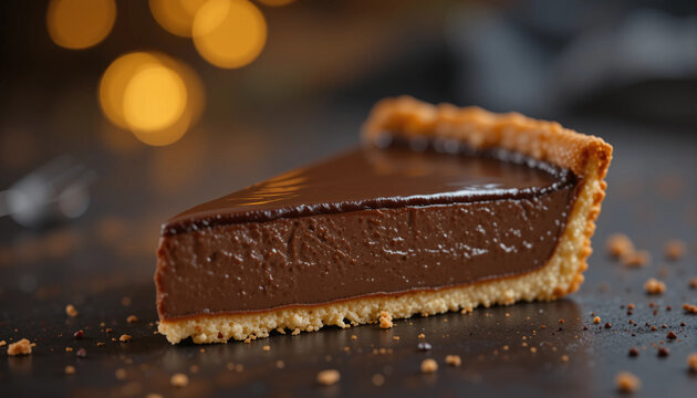 french tart of chocolate