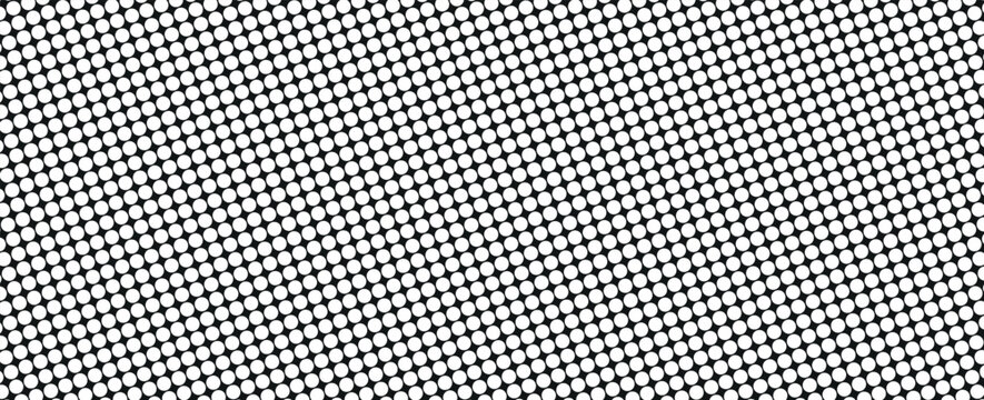 Halftone border website. Drop separator effect. Wave black gradient dot divider. Pixel graphic frame. Vector half tone. eps 10