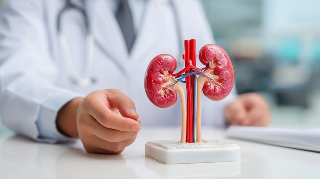 Doctor studies kidney model to treat patients with chronic kidney disease in hospital setting