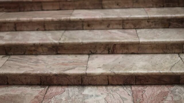 staircase with carpeted steps