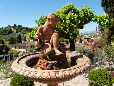Italia, Toscana, Firenze, il Giardino delle Rose.