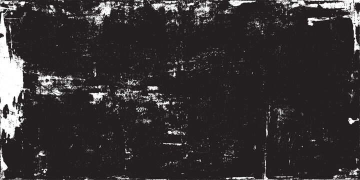 Dark grunge urban texture vector. Distressed overlay texture. Grunge background. Abstract obvious dark worn textured effect. Vector Illustration. Black isolated on white. EPS10.