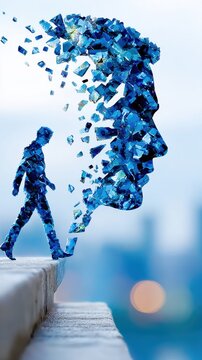 Life reset concept with fresh start and personal transformation journey.