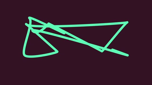 neon green letter l glowing on black background minimalist modern design