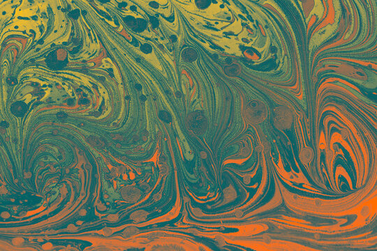 Abstract  Ebru Marbling Texture Background