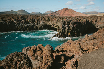 volcanic crater in lanzarote © Wedding Nature Stock