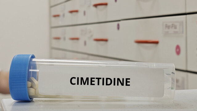 CIMETIDINE tablets for treat gastric ulcers and acid reflux an H2 receptor antagonist