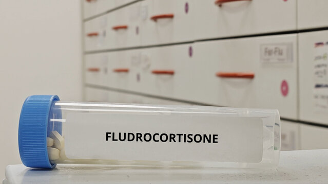 FLUDROCORTISONE tablets used to treat adrenal insufficiency and maintain electrolyte balance