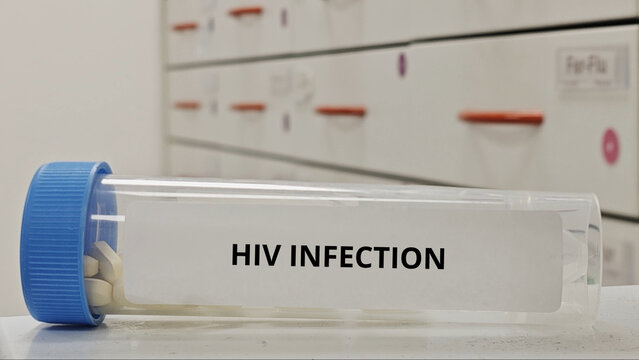 HIV INFECTION treatment tablets used to suppress viral replication and improve immune function