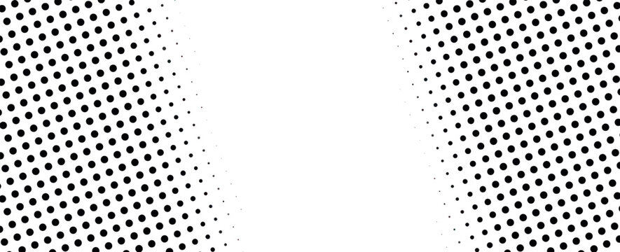 Dotted halftone texture background. Vanishing grunge gritty noise wallpaper. Monochrome pop art gradient overlay. Weathered pixelated raster comic backdrop. Vector bitmap fading subtle surface. epa 10